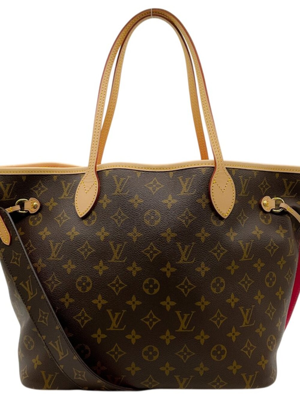 Louis Vuitton Monogram / Pink Reversible Bandouliere MM Tote